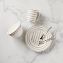 Alternative view of Lenox Fine Lenox Fine Charlotte Street Grey North 4-Piece Place Setting