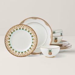 Lenox Fine Lenox Fine British Colonial Bamboo 12-Piece Dinnerware Set
