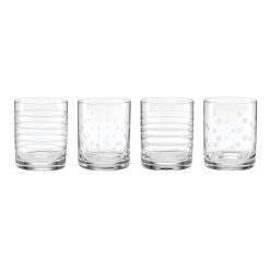Lenox Fine Lenox Fine Mingle Double Old Fashion Glasses, Set of 4