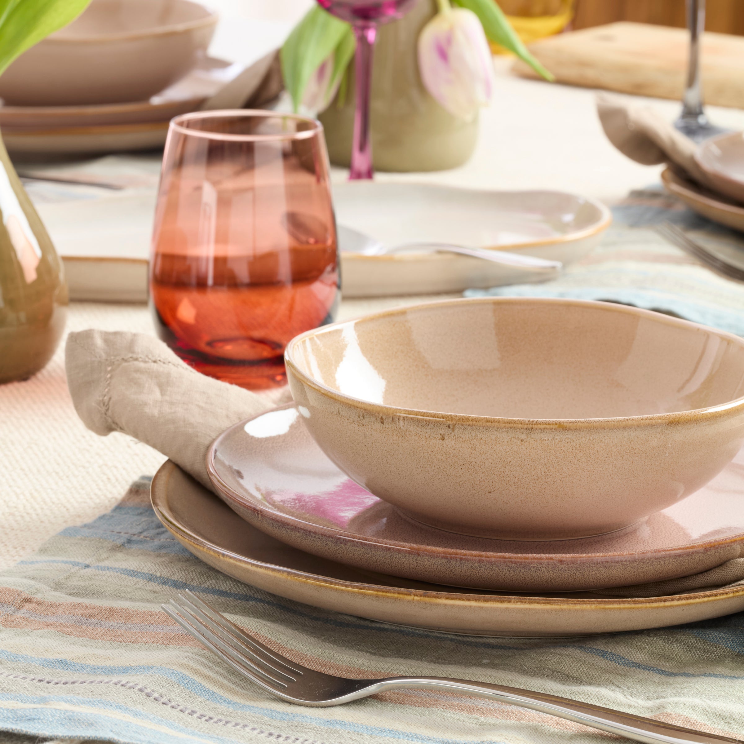 Lenox Fine Lenox Fine Organic Shades Clay 12-Piece Dinnerware Set - Image 5