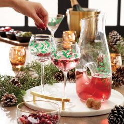 Alternative view of Lenox Fine Lenox Fine Holiday 3-Piece Decanter & Wine Glass Set