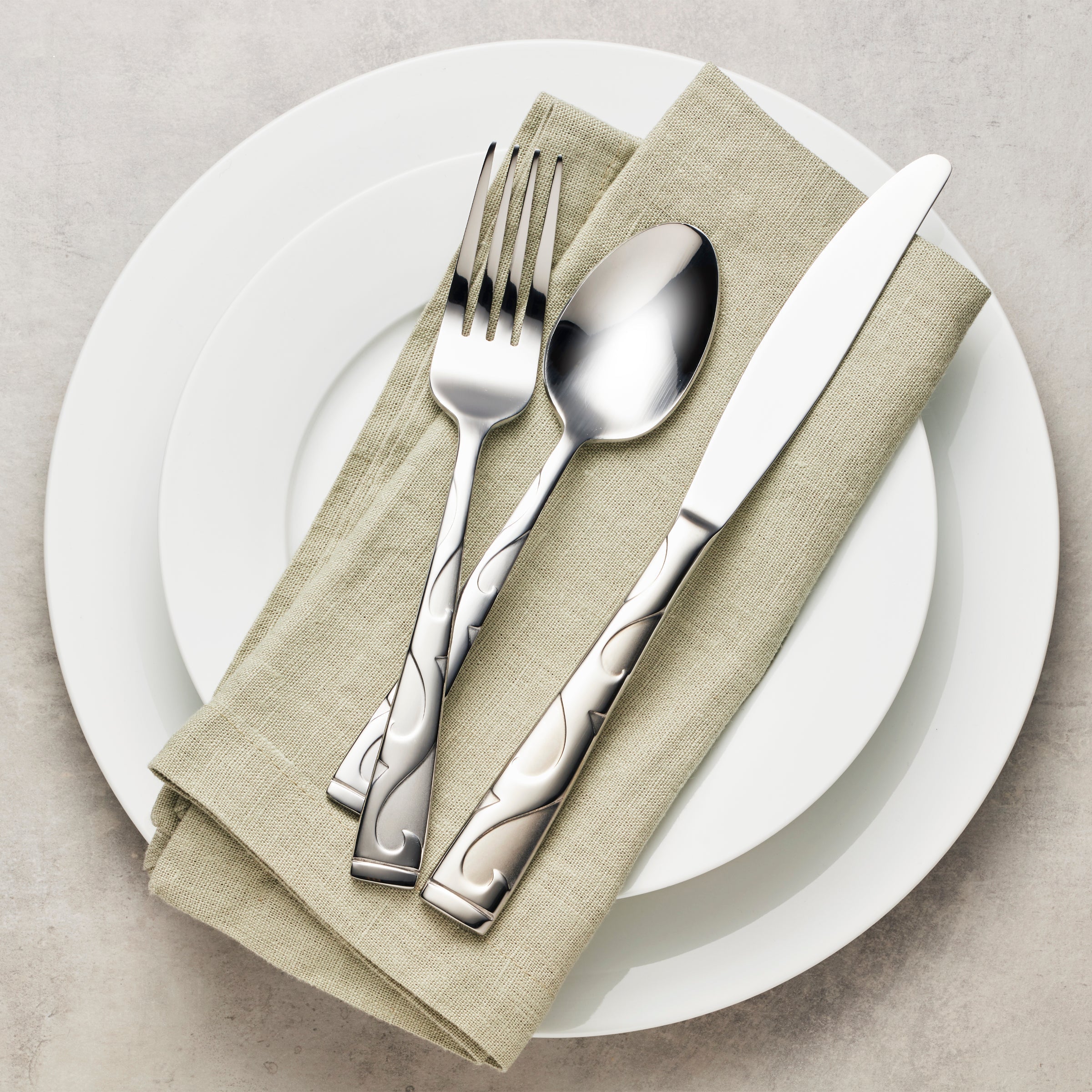 Lenox Fine Lenox Fine Tuscany 20-Piece Flatware Set - Image 3