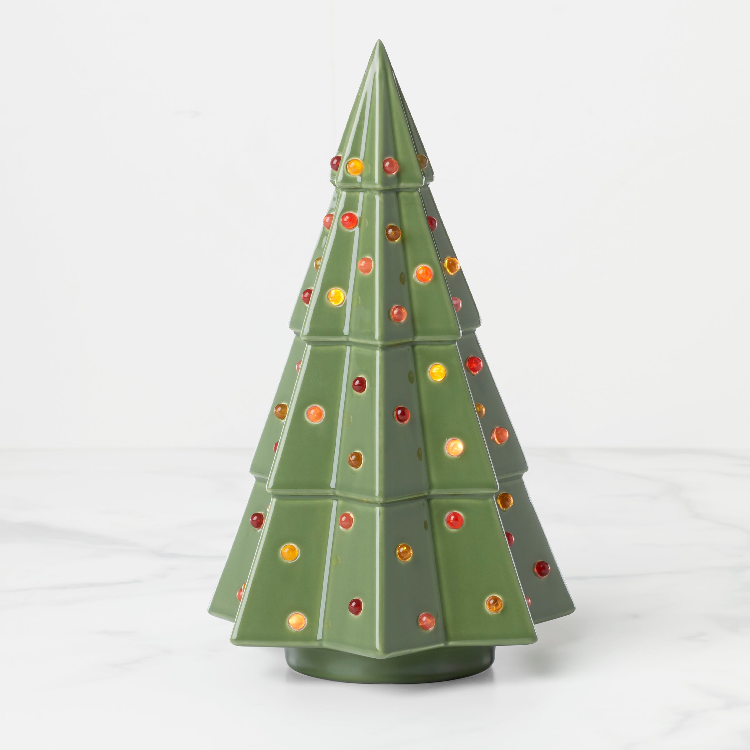 Lenox Fine Lenox Fine Evergreen Large Lit Tree Figurine