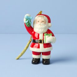 Lenox Fine Lenox Fine 2026 Santa with Mistletoe Ornament
