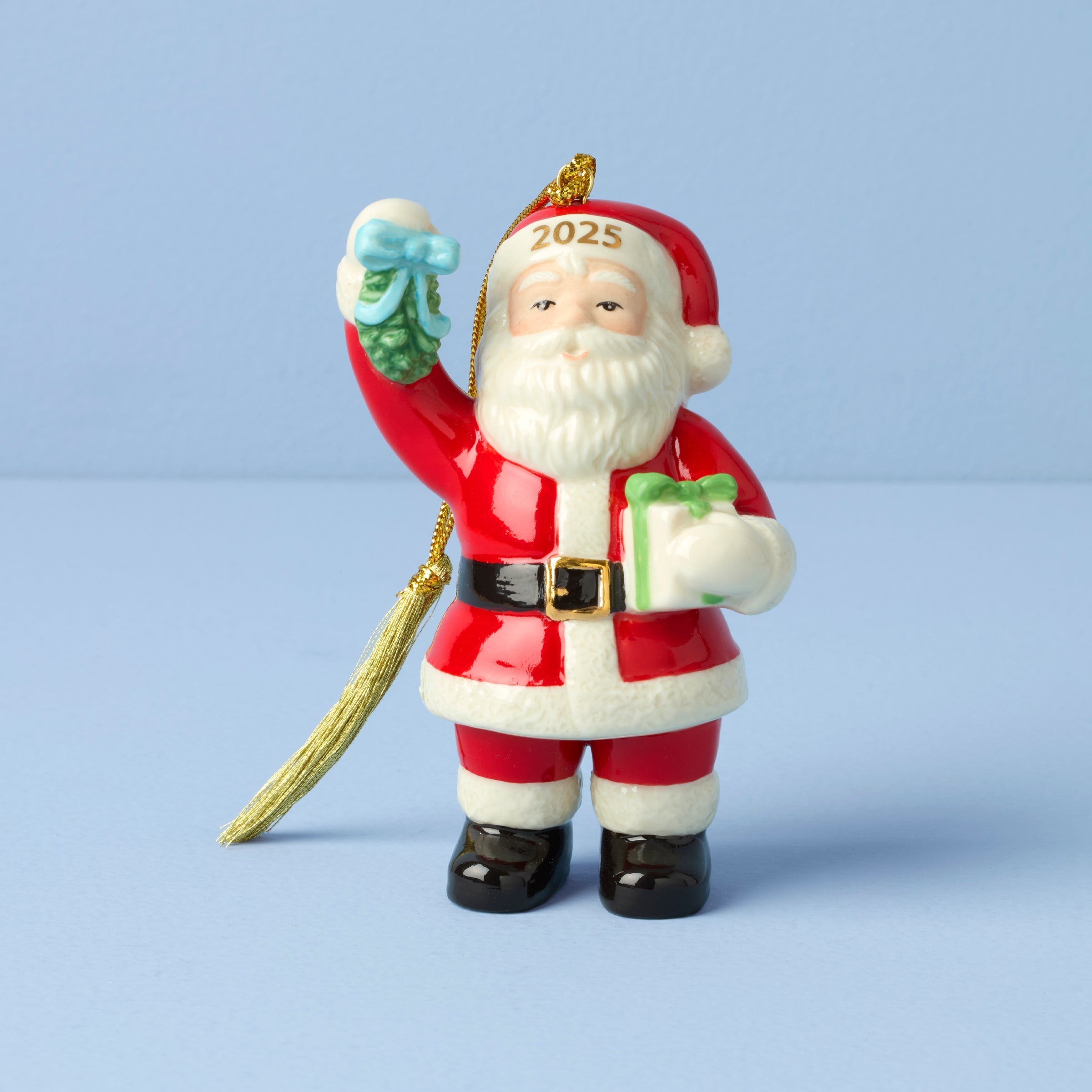 Lenox Fine Lenox Fine 2026 Santa with Mistletoe Ornament