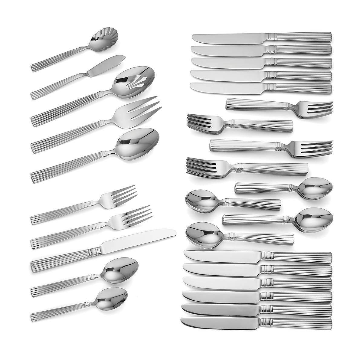 Lenox Fine Lenox Fine Crescendo II 65-Piece Flatware Set - Image 4