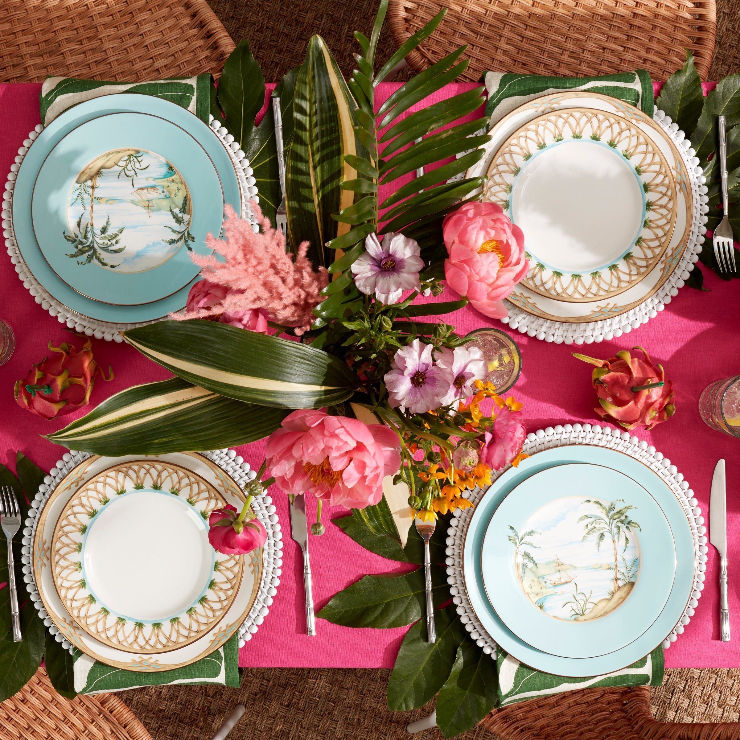 Lenox Fine Lenox Fine British Colonial Bamboo Dinner Plate - Image 3