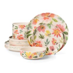 Lenox Fine Lenox Fine 24 Seven Melamine Floral 12-Piece Dinnerware Set