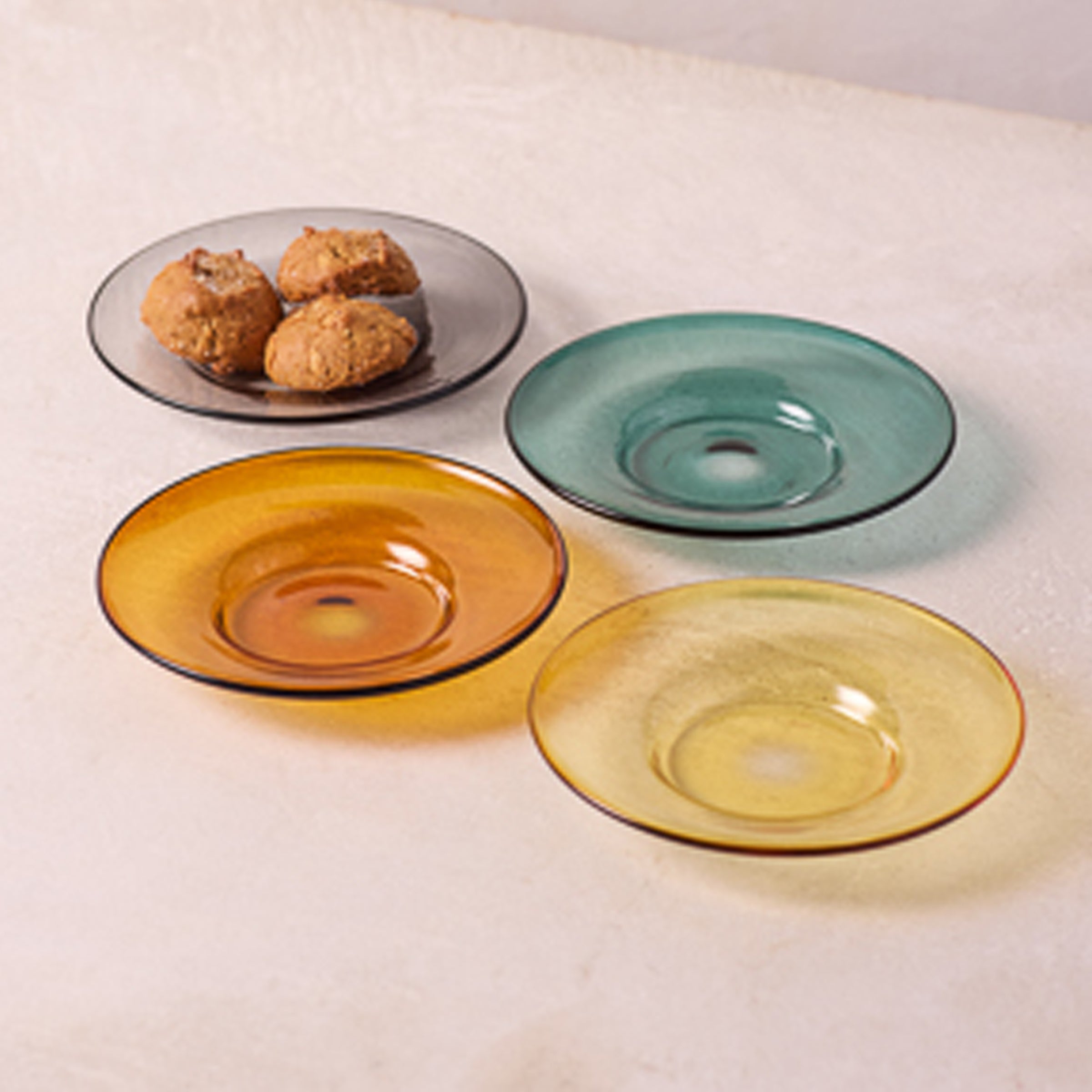 Lenox Fine Lenox Fine Niko Glass Plates, Set of 4
