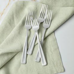 Alternative view of Lenox Fine Lenox Fine Reid Satin Dinner Forks, Set of 4