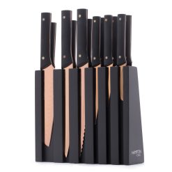 Lenox Fine Lenox Fine Knight Copper 13-Piece Cutlery Block Set
