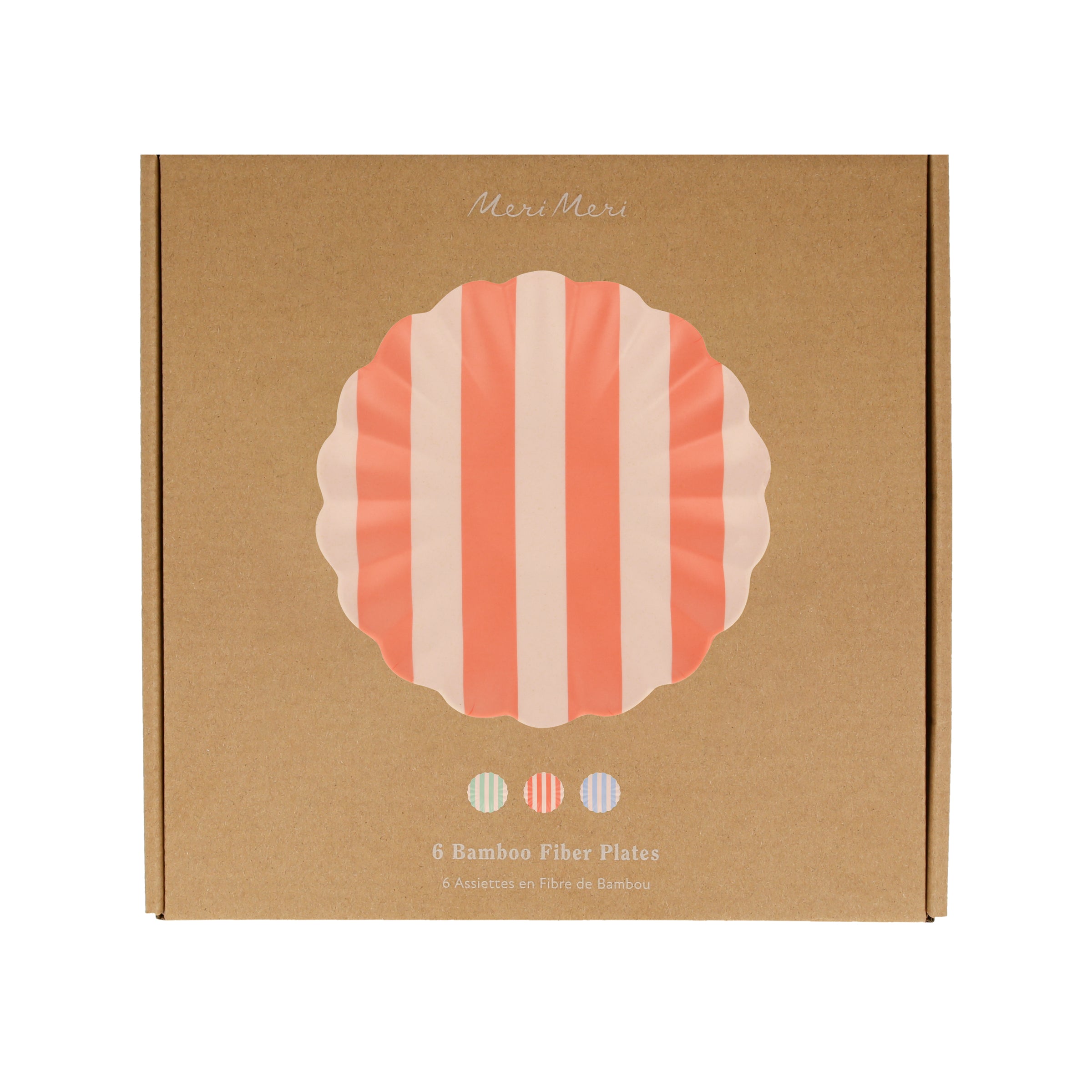 Lenox Fine Lenox Fine Stripey Assorted Bamboo Small Plates, Set of 6 - Image 8