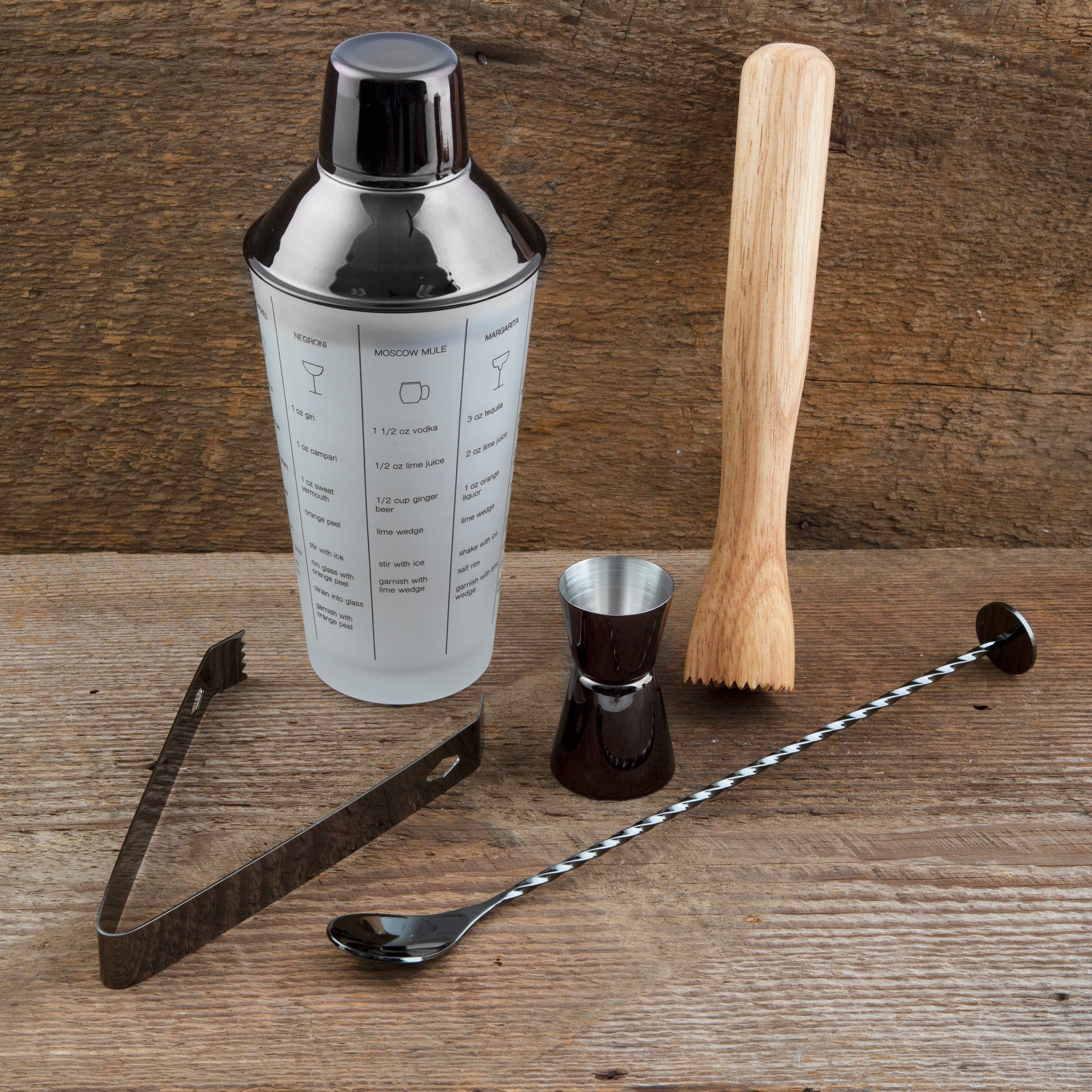Lenox Fine Lenox Fine Black Mixology 5-Piece Tool Set - Image 2