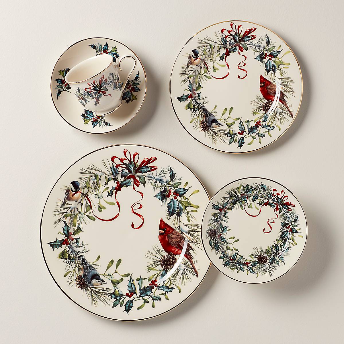 Lenox Fine Lenox Fine Winter Greetings 5-Piece Place Setting