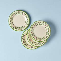 Lenox Fine Lenox Fine Holiday Melamine Accent Plates, Set of 4