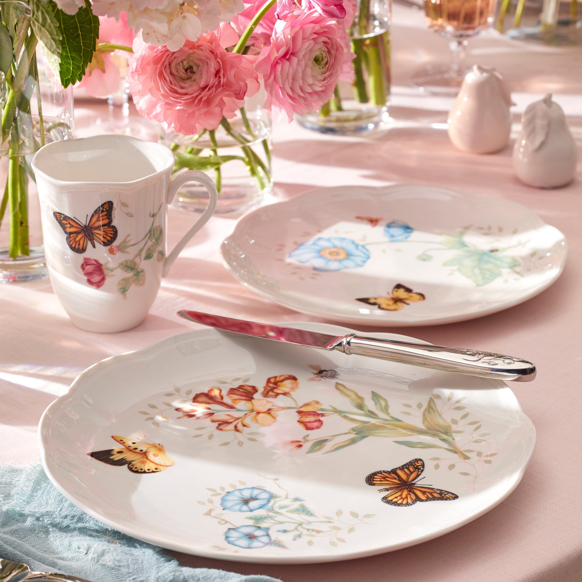Lenox Fine Lenox Fine Butterfly Meadow Monarch Dinner Plate - Image 2