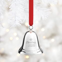 Alternative view of Lenox Fine Lenox Fine 2026 Annual Christmas Bell Sterling Silver Ornament