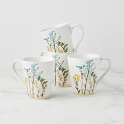 Lenox Fine Lenox Fine Wildflowers Mugs, Set of 4
