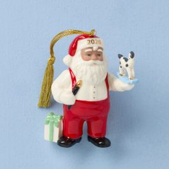 Lenox Fine Lenox Fine African American Santa Workshop Ornament