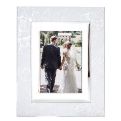 Lenox Fine Lenox Fine Silver Peony 5x7 Photo Frame