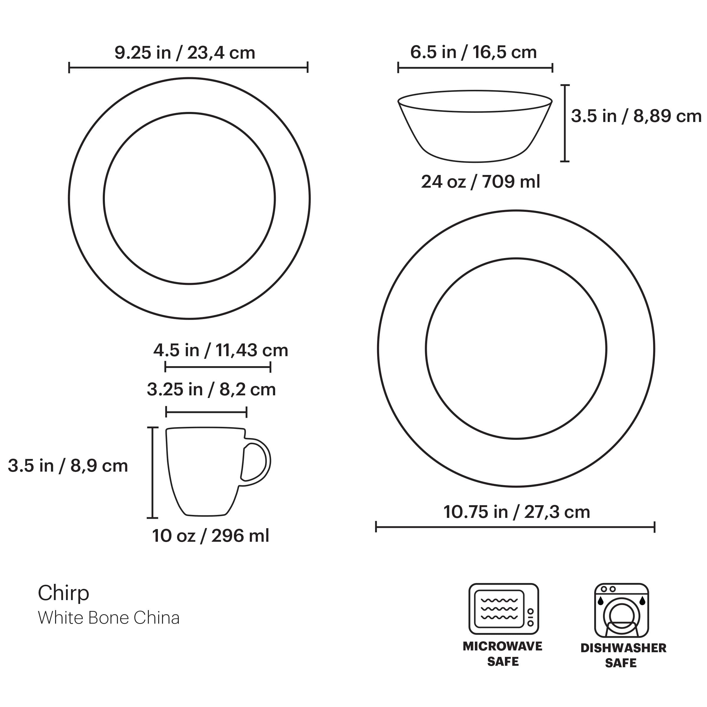 Lenox Fine Lenox Fine Chirp 4-Piece Place Setting - Image 7