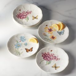 Alternative view of Lenox Fine Lenox Fine Butterfly Meadow 6-Piece Tidbit Plate Set