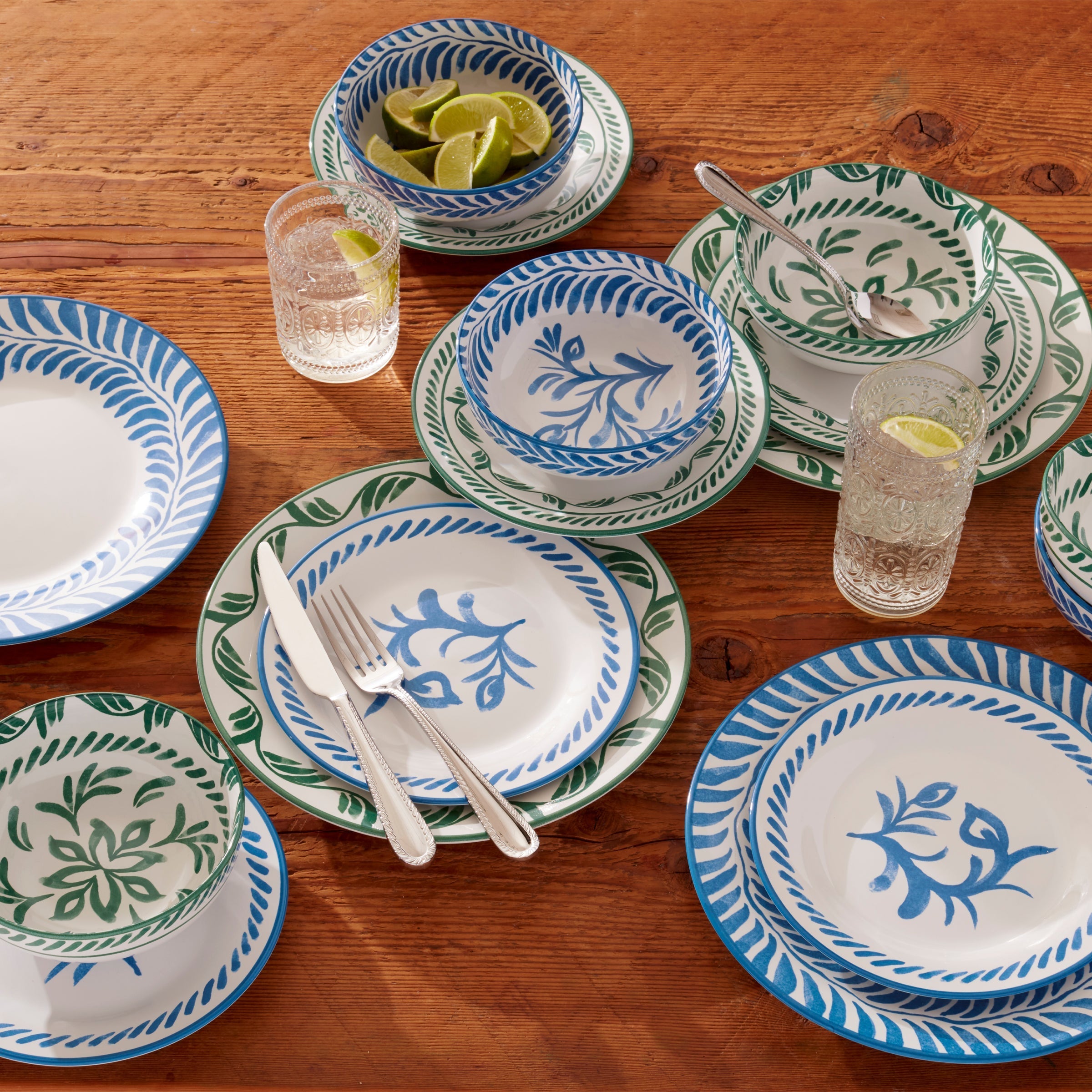 Lenox Fine Lenox Fine Solear Green 12-Piece Dinnerware Set - Image 9
