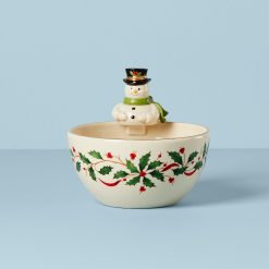 Lenox Fine Lenox Fine Holiday Snowman Bowl