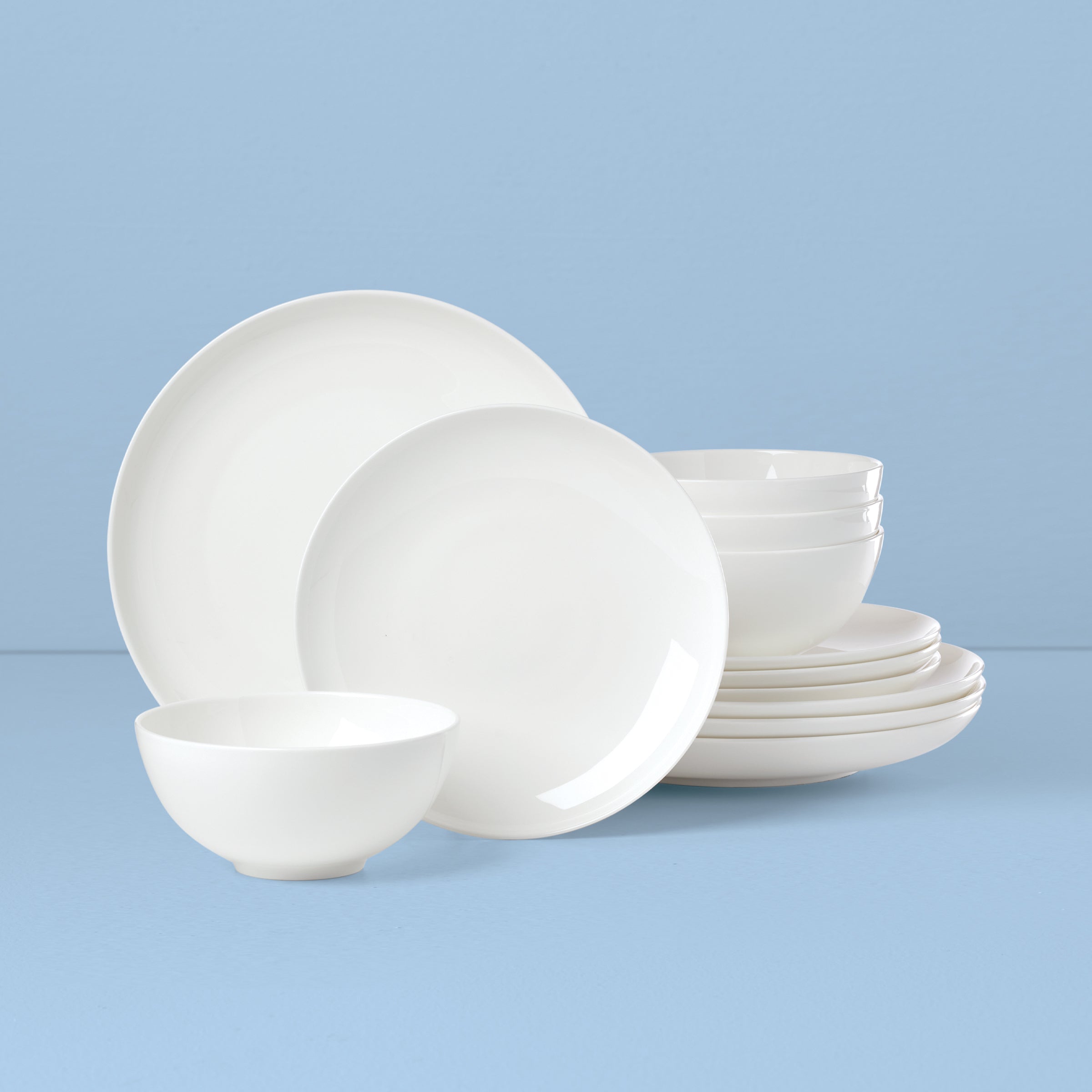 Lenox Fine Lenox Fine Studio 1414 Coupe 12-Piece Dinnerware Set