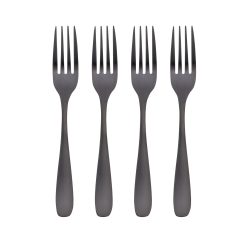 Lenox Fine Lenox Fine Eliana Black Satin Salad Forks, Set of 4