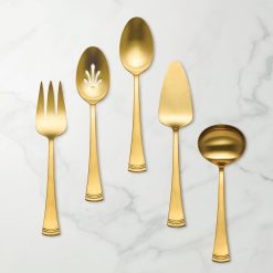Lenox Fine Lenox Fine Portola Gold Satin 5-Piece Hostess Set