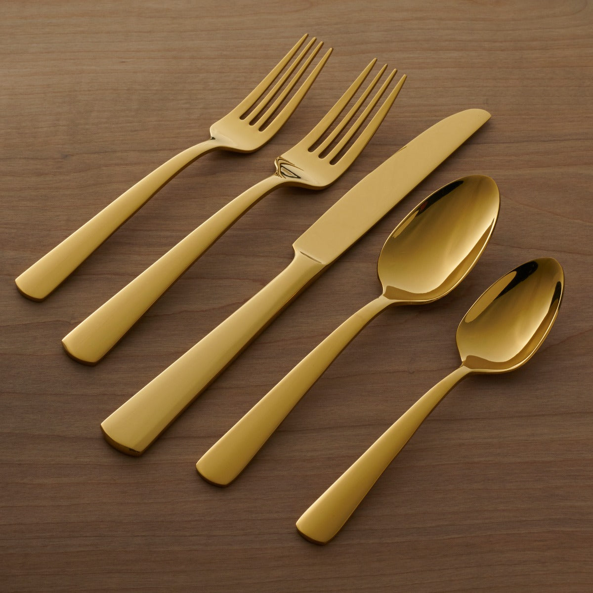 Lenox Fine Lenox Fine Aptitude Gold 20-Piece Flatware Set - Image 3