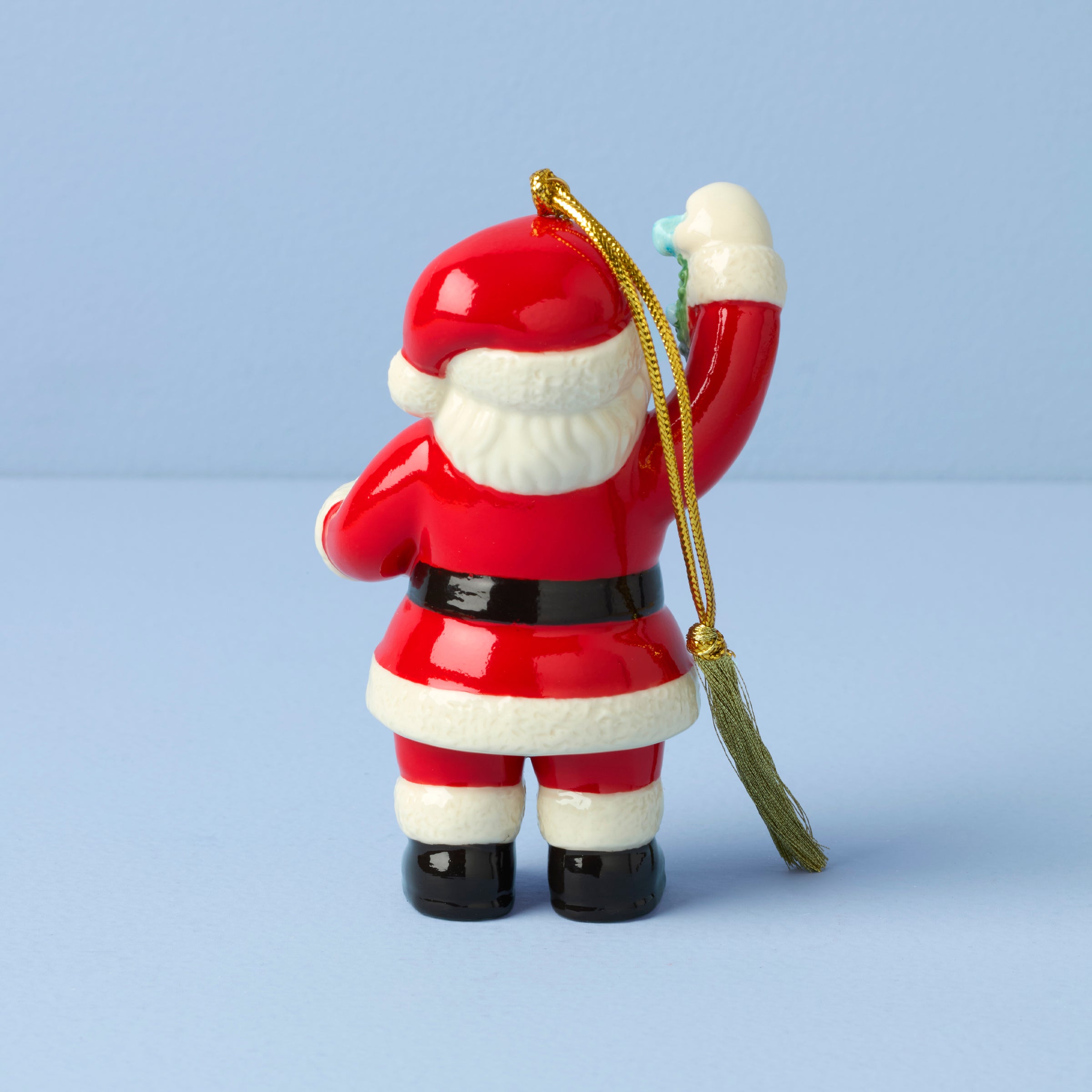 Lenox Fine Lenox Fine 2026 Santa with Mistletoe Ornament - Image 2