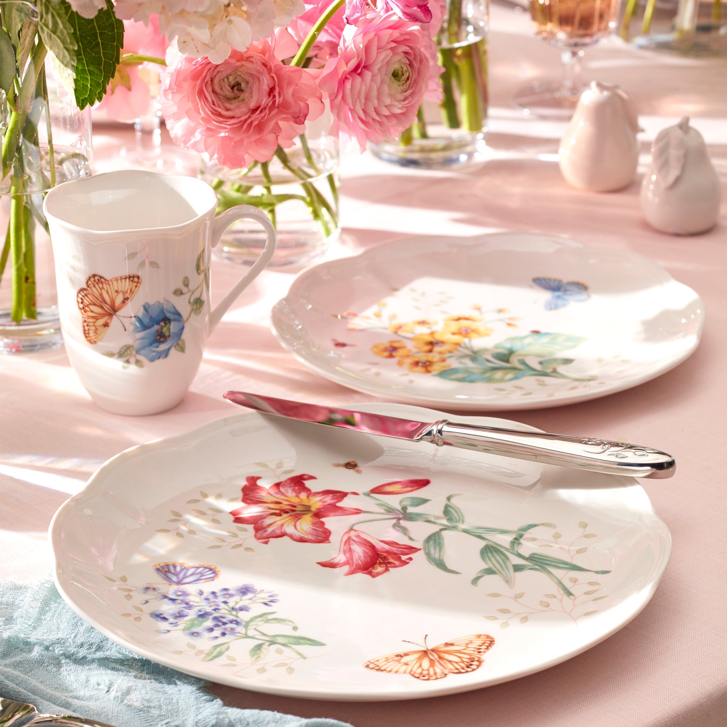 Lenox Fine Lenox Fine Butterfly Meadow Fritillary Dinner Plate - Image 2