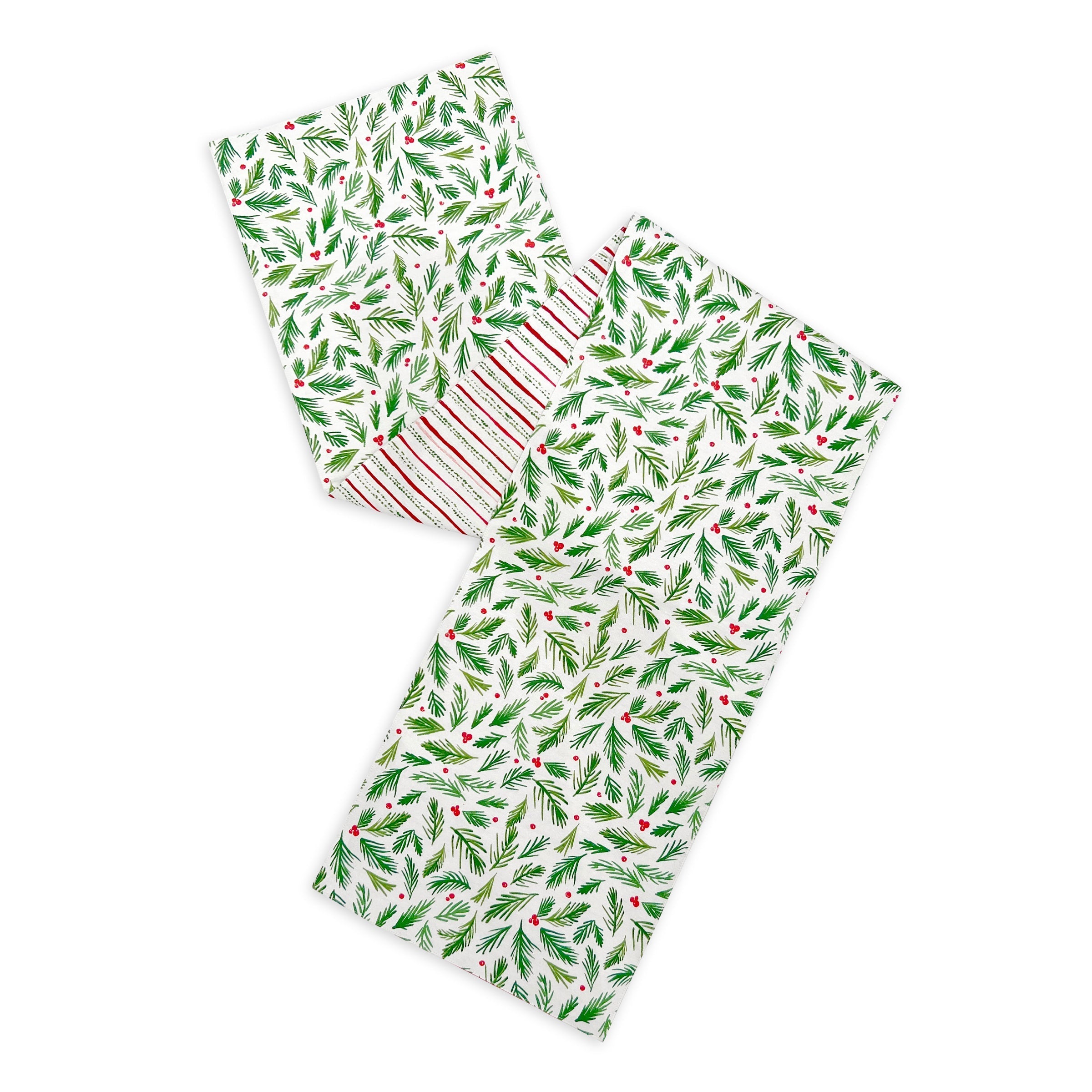 Lenox Fine Lenox Fine Bayberry Merry & Bright Reversible Table Runner