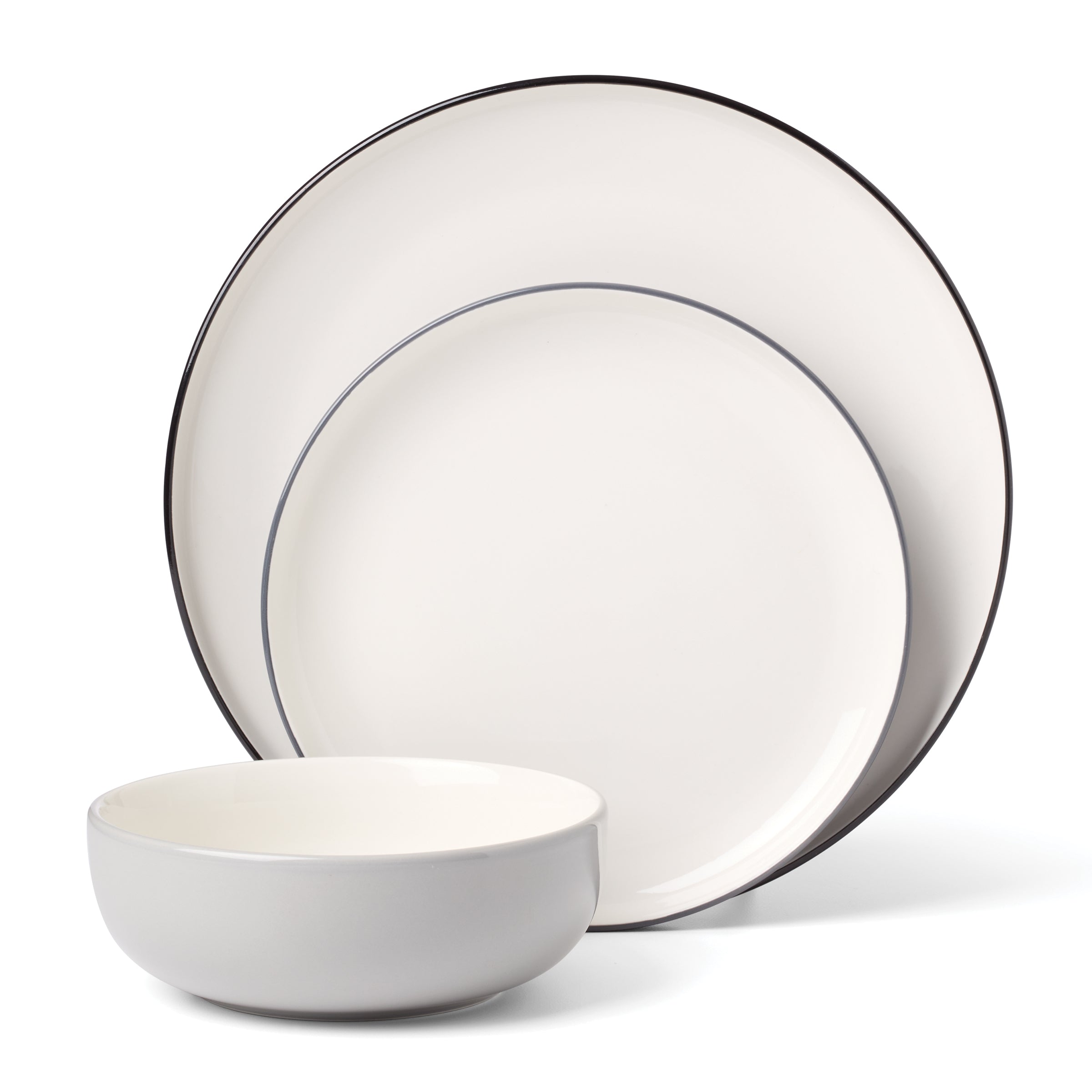 Lenox Fine Lenox Fine 24 Seven Colors Pumice 12-Piece Dinnerware Set - Image 10