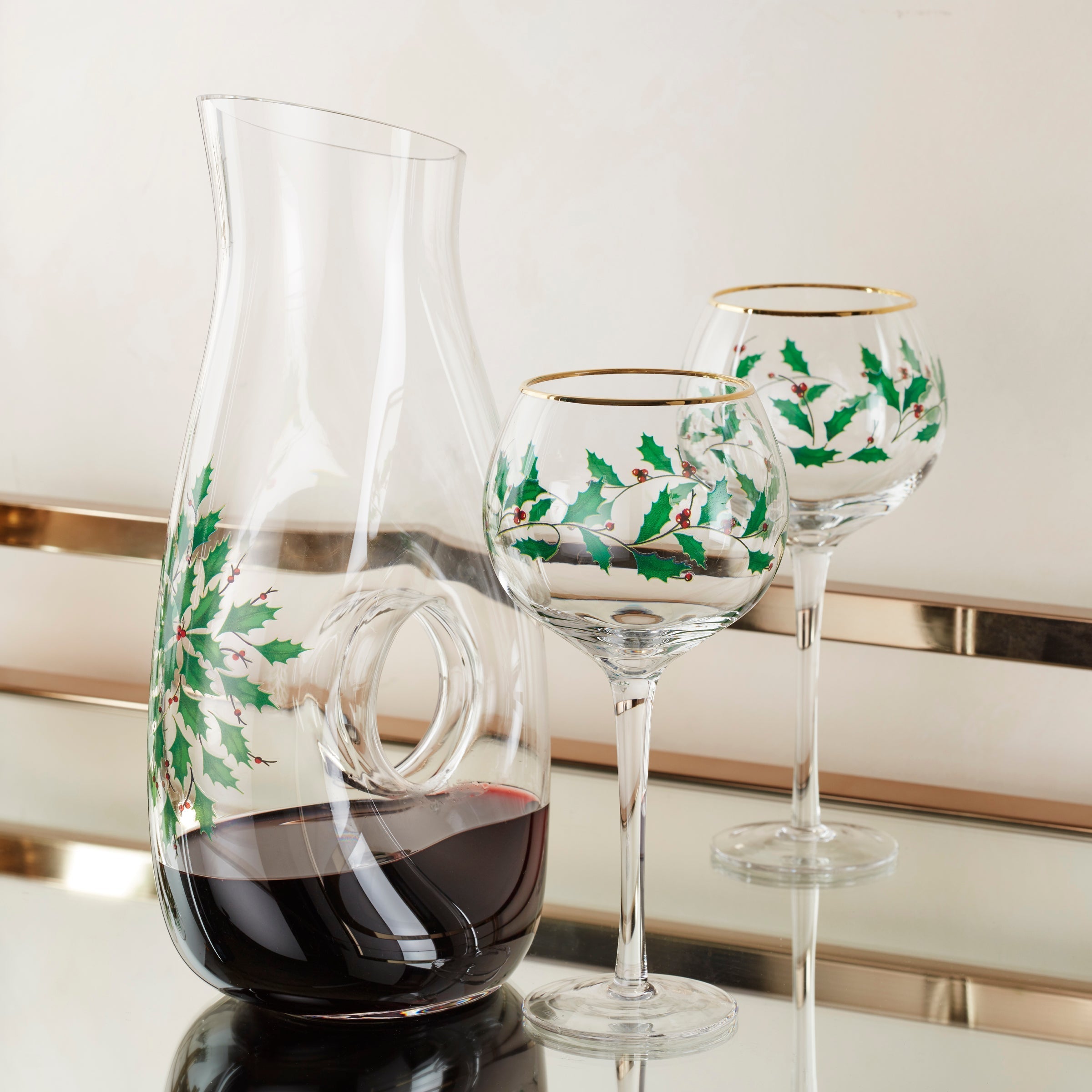 Lenox Fine Lenox Fine Holiday Pierced Decanter - Image 4