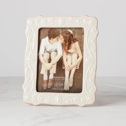 Lenox Fine Lenox Fine French Perle White 5x7 Photo Frame