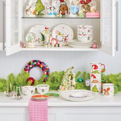 Alternative view of Lenox Fine Lenox Fine Merry Grinchmas Tidbit Plates, Set of 4
