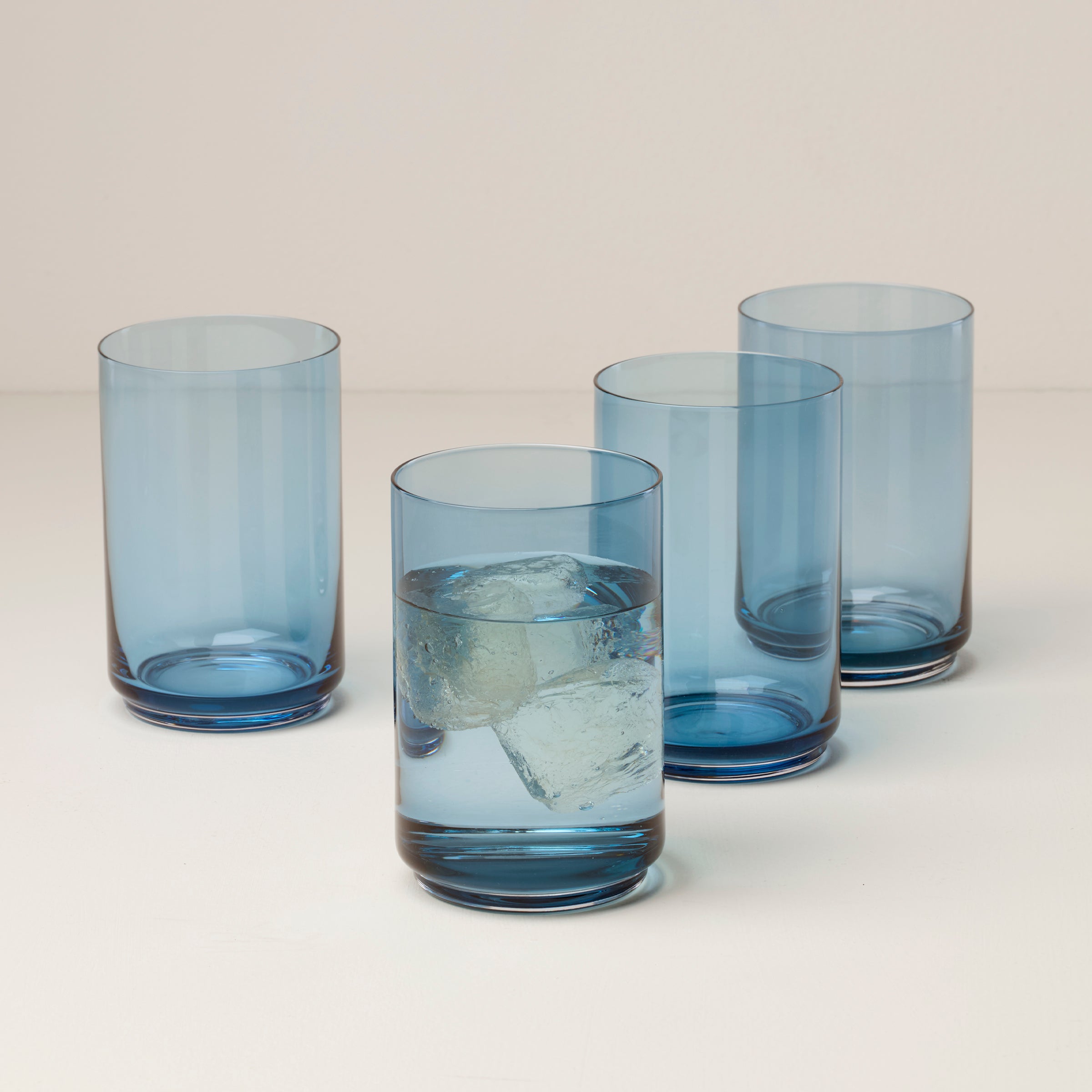 Lenox Fine Lenox Fine Tuscany Classics Stackable Blue Coolers, Set of 4 - Image 2