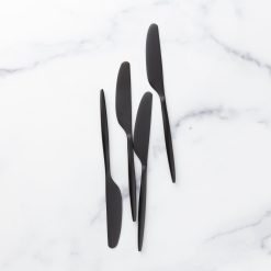 Lenox Fine Lenox Fine Gaze Black Satin Spreaders, Set of 4