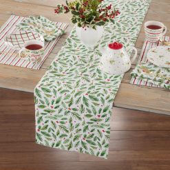 Alternative view of Lenox Fine Lenox Fine Bayberry Merry & Bright Dinner Napkins, Set of 4