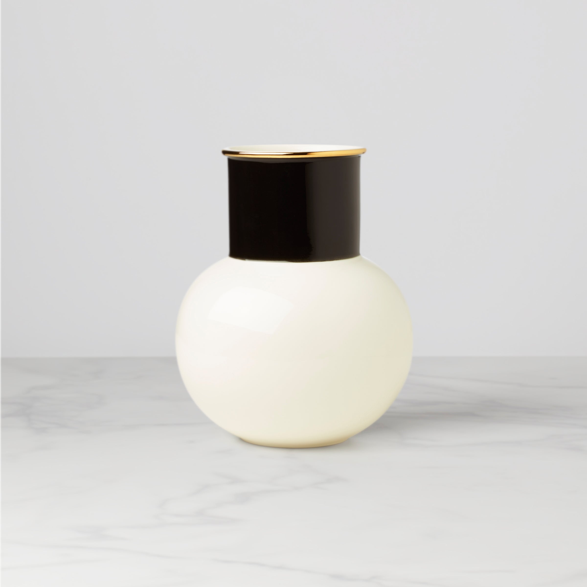 Lenox Fine Lenox Fine Make It Pop White & Black Bouquet Vase