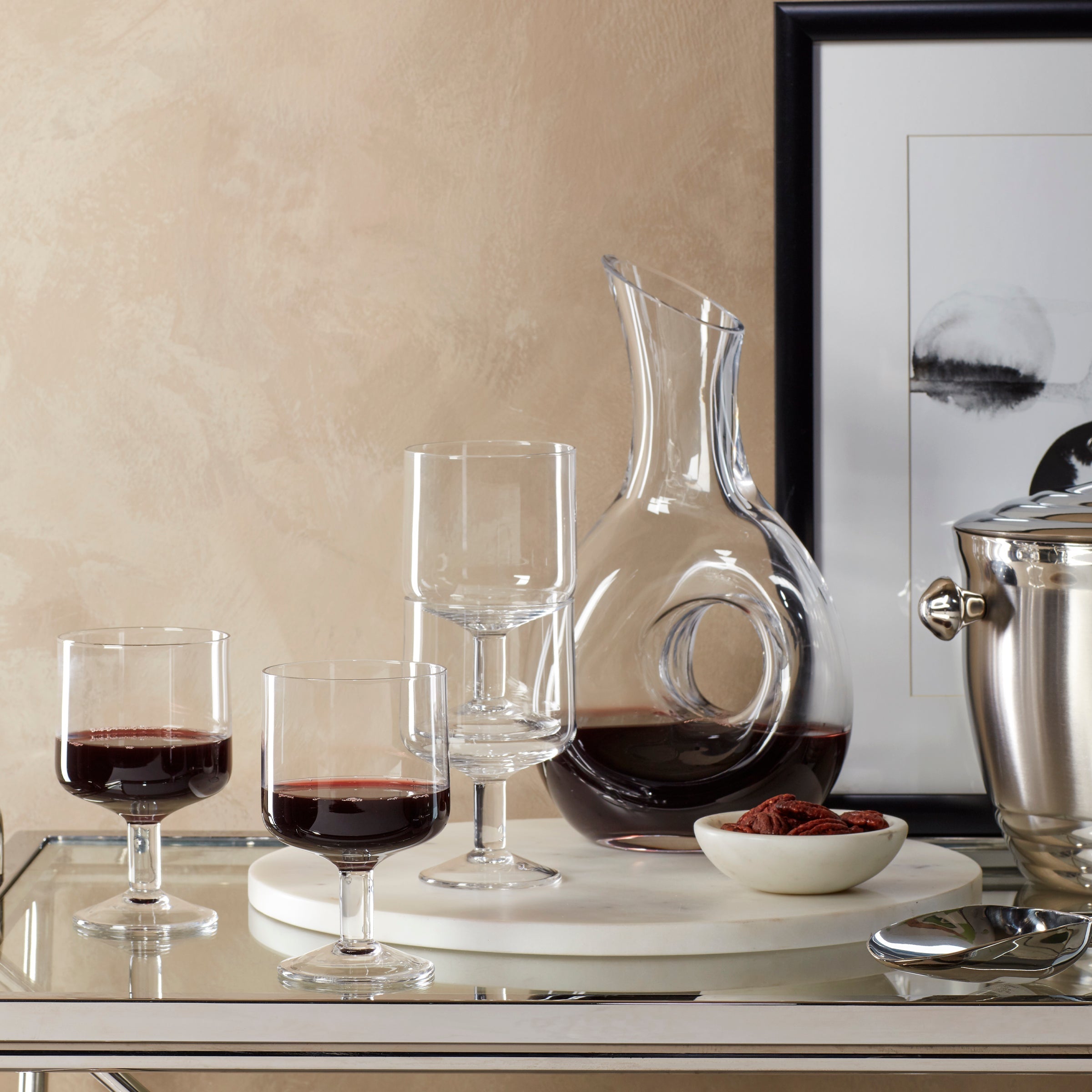 Lenox Fine Lenox Fine Tuscany Classics Stackable Wine Glasses, Set of 4 - Image 6
