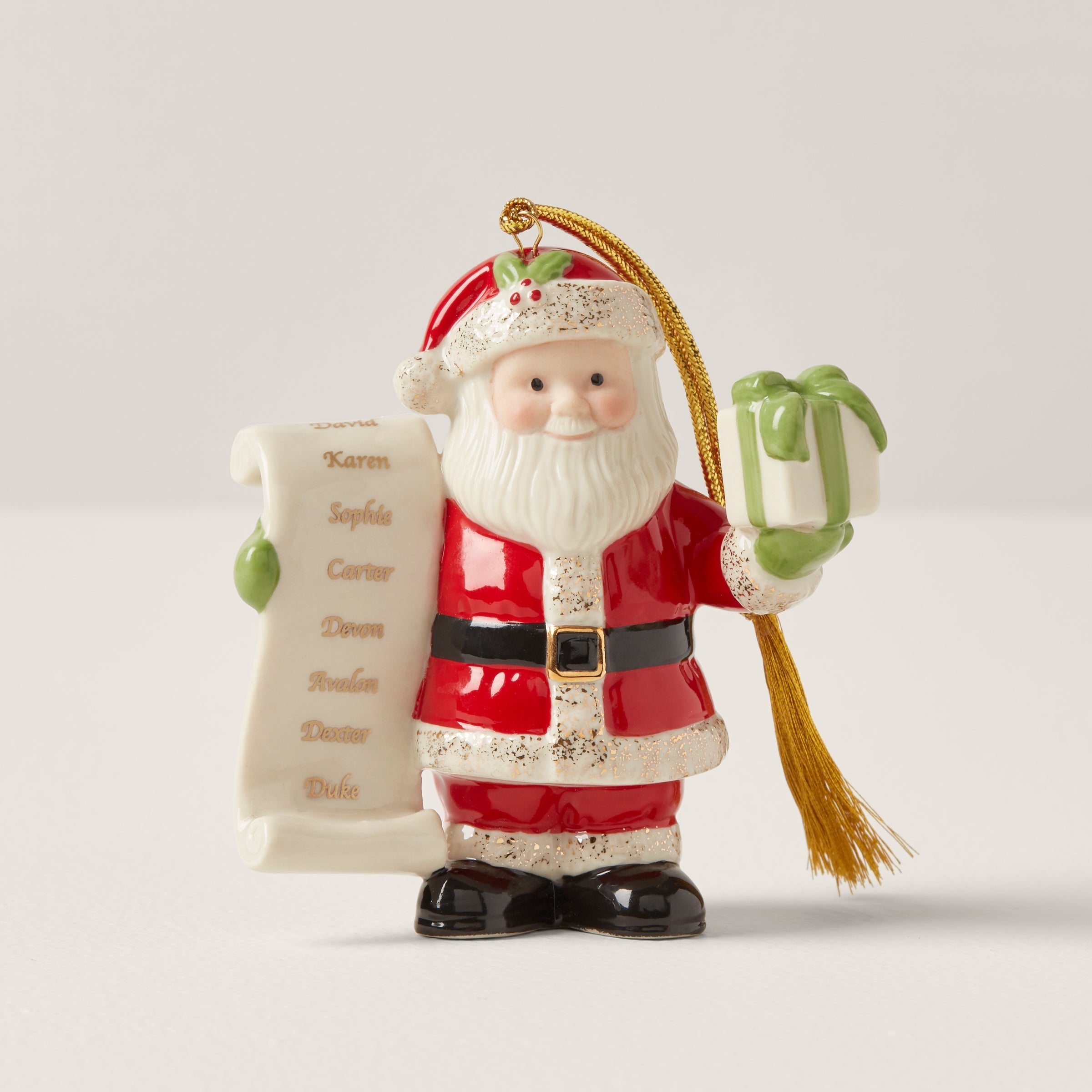 Lenox Fine Lenox Fine Personalized Naughty & Nice Ornament