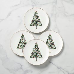 Lenox Fine Lenox Fine Evergreen Accent Plates, Set of 4