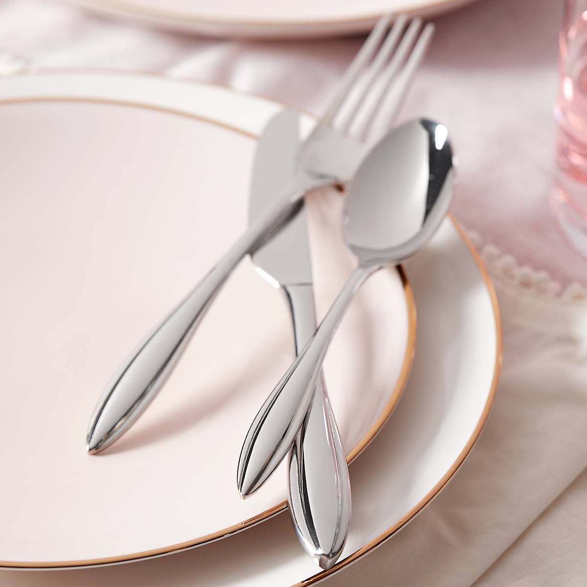 Lenox Fine Lenox Fine Sculpt 65-Piece Flatware Set - Image 4