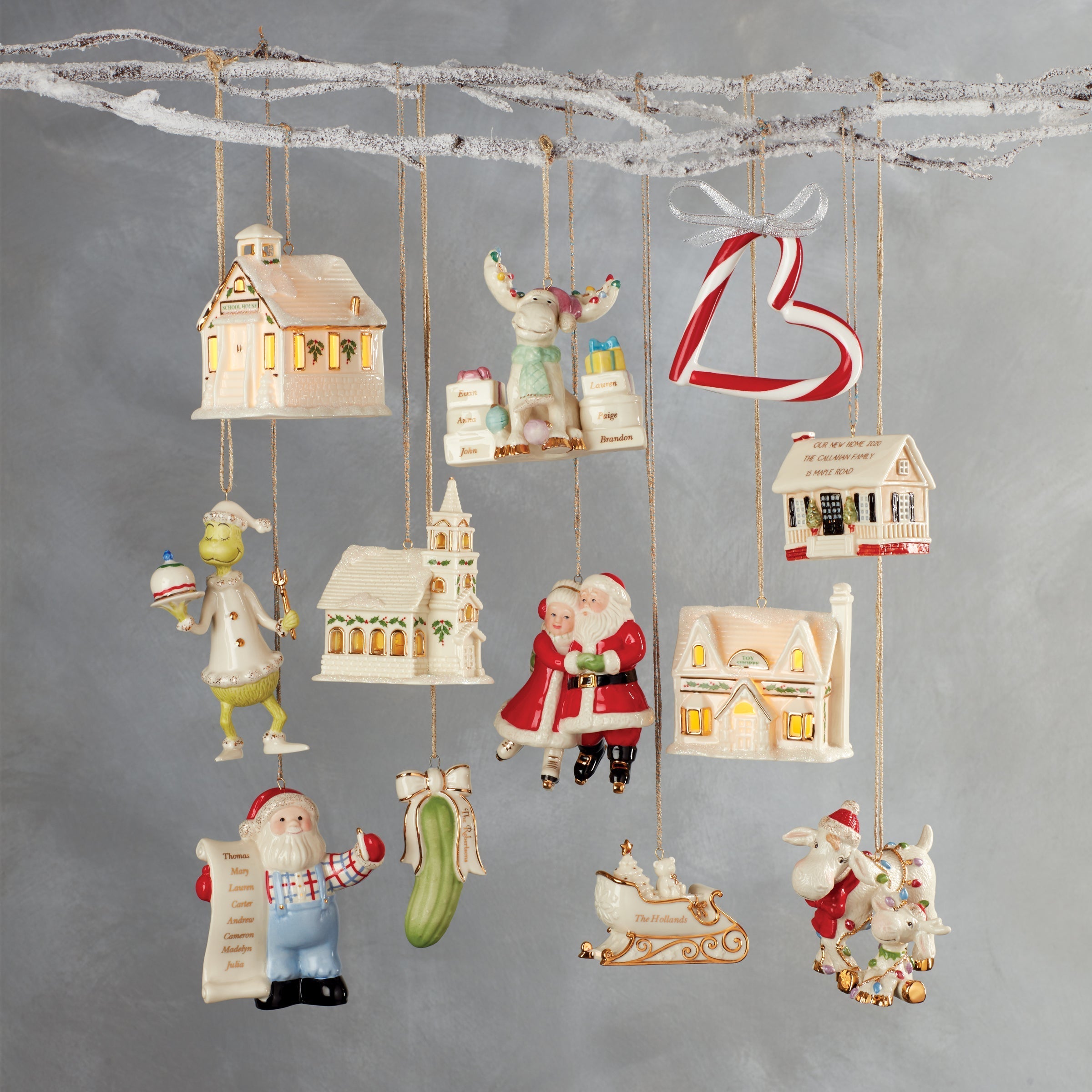 Lenox Fine Lenox Fine Christmas Village Church Lit Ornament - Image 3