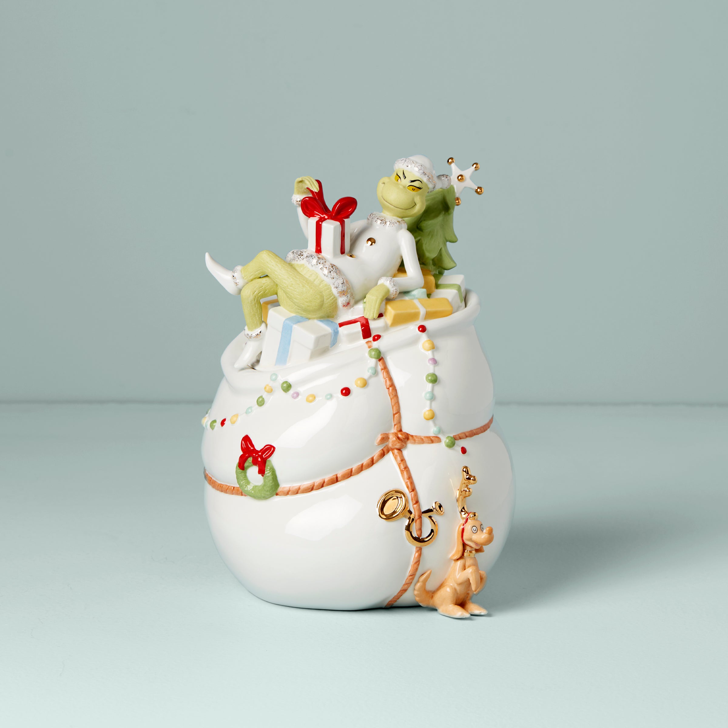 Lenox Fine Lenox Fine Merry Grinchmas Cookie Jar