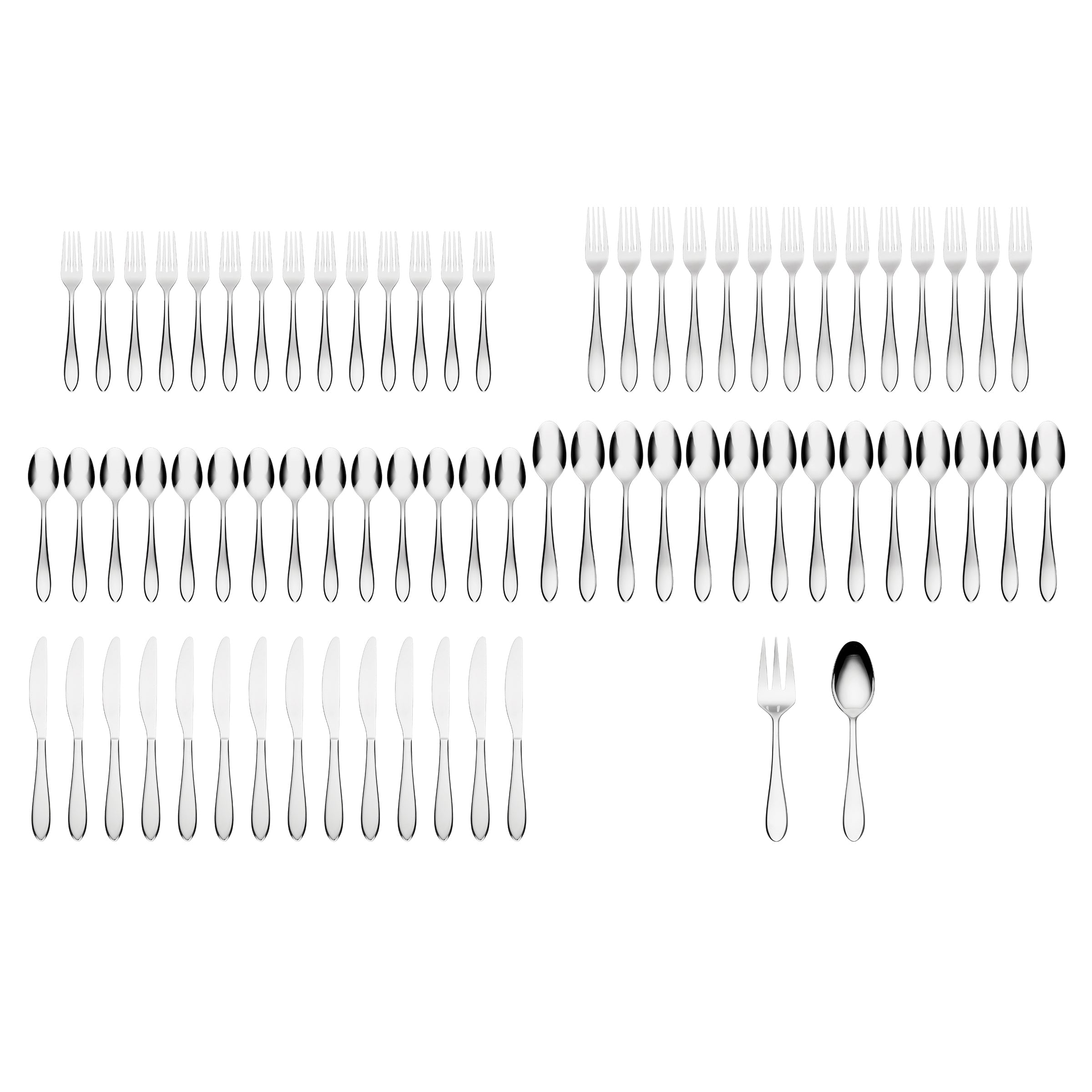 Lenox Fine Lenox Fine Delia 72-Piece Flatware Set - Image 2